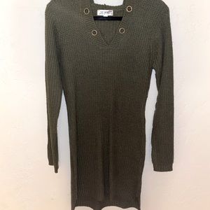 Hooded Sweater Dress